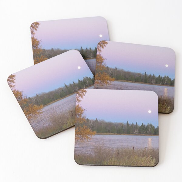 Item preview, October Moonrise over a Lake in Northern Minnesota  designed and sold by Debbie Center.