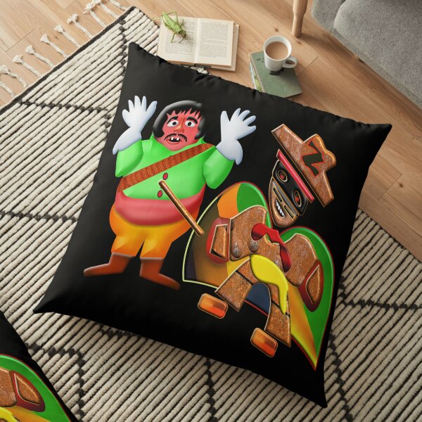 THE LEGEND OF ZORRO IN HIS NEW ADVENTURES FOR KIDS - ZORRO VS SERGEANT GARCIA - HALLOWEEN PARTY - CHRISTMAS PARTY - SUPER FUN GIFT FOR THE HOLIDAYS4. Floor Pillow