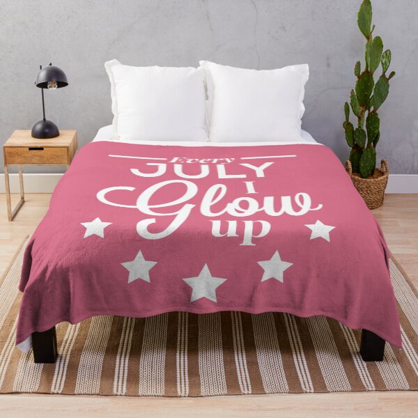 Item preview, Every July I Glow Up - July Birthday Quotes designed and sold by ViewerEqualsPhoton.