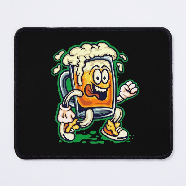 Item preview, Beer Glass Mascot Cartoon Cute designed and sold by angelusdark.