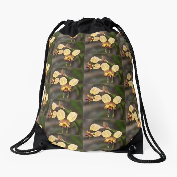 Donkey Orchid Drawstring Bag