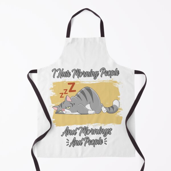 Item preview, I Hate Morning People Or Mornings Or People Coffee Cat designed and sold by RicaGraphic.