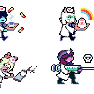 Artwork thumbnail, Deltarune Medical Outfits by GourmetPixels
