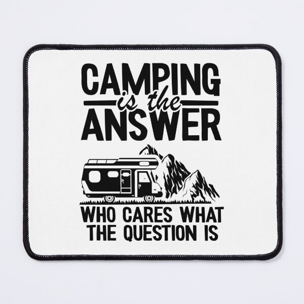 Item preview, Camping Is The Answer Funny Outdoor Camper Gift Glamping designed and sold by Stronzi.