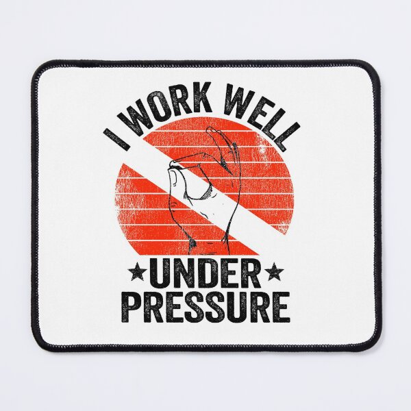 Item preview, Work Well Under Pressure Scuba Diving Diver Down Flag Gift designed and sold by Stronzi.