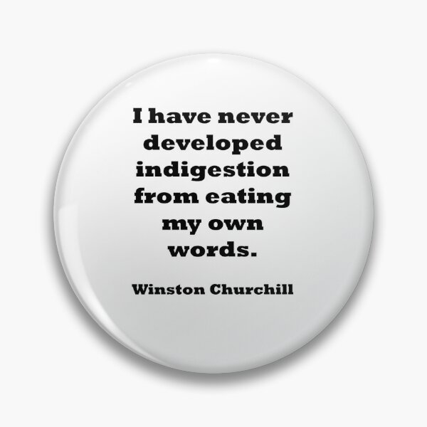 Item preview, Churchill - Eating Own Words designed and sold by Smolive.