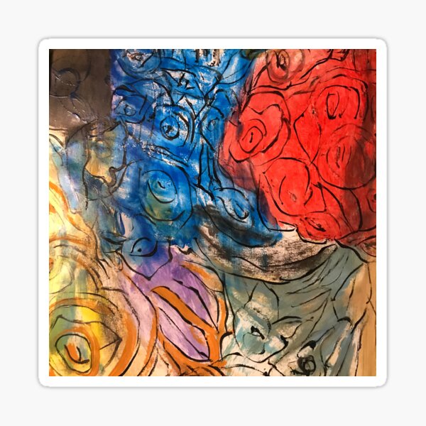Item preview, Colorful wild flowers  designed and sold by Tonyasartprints.