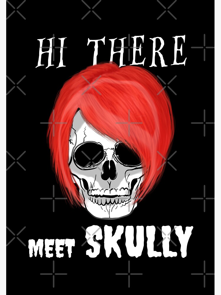 "Hi there, Meet Skully new neighbour. skull head, skully skeleton head