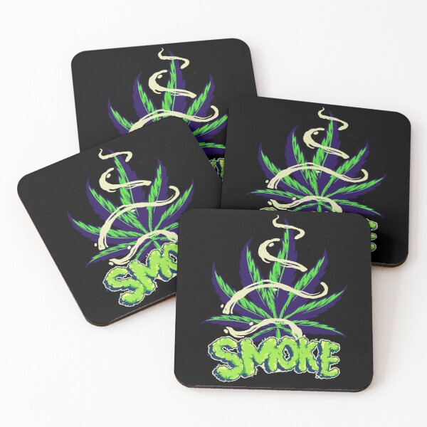Item preview, Smoke Cannabis Leaves with Clouds designed and sold by angelusdark.