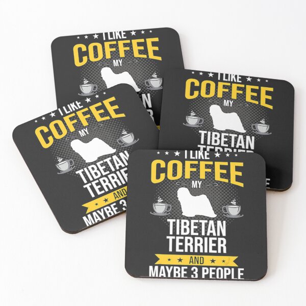 Aperçu de l'œuvre Café Terrier Tibétain Peut-être 3 Personnes créée et vendue par StarcyWol.