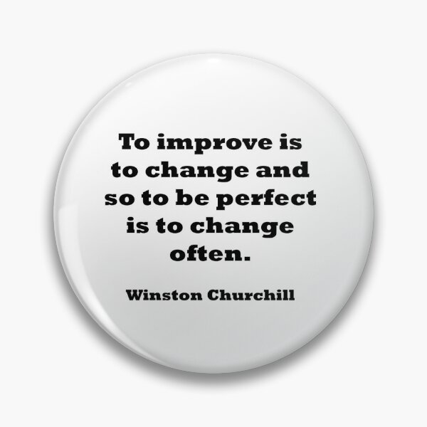 Item preview, Churchill - Improvement and Perfection designed and sold by Smolive.