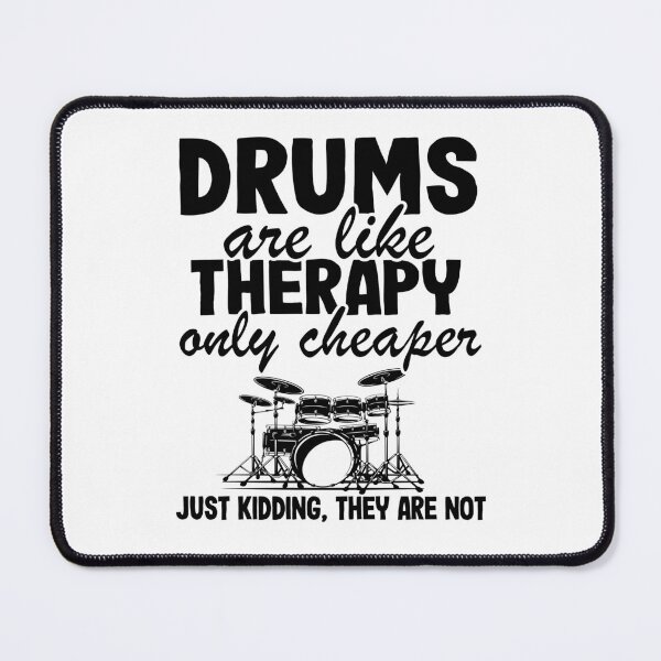 Item preview, Drums Are Like Therapy Funny Drummer Drumming Gift Quote designed and sold by Stronzi.