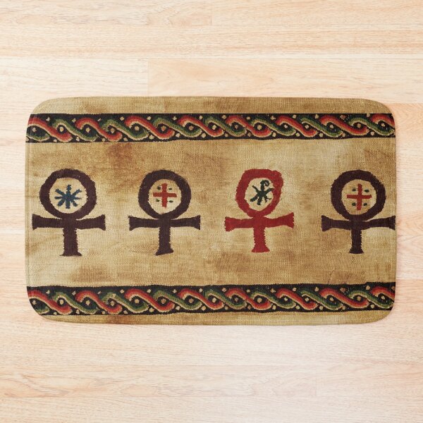 Item preview, ANKH ANTIQUE EGYPT ETERNAL LIFE SYMBOL Coptic Egyptian Tapestry designed and sold by BulganLumini.