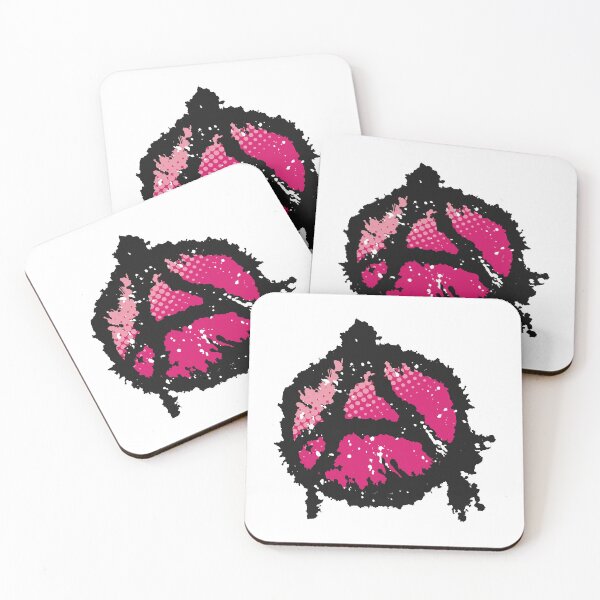 Item preview, Anarchy Symbol in Pink designed and sold by iscaStudioArt.