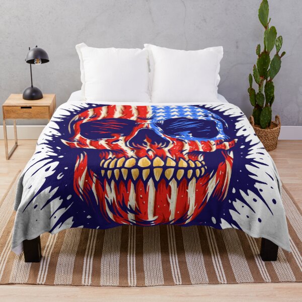 Item preview, American Flag Skull Independence designed and sold by angelusdark.