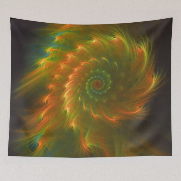 Item preview, Spiral on Colorful Flames designed and sold by Ksaavet.
