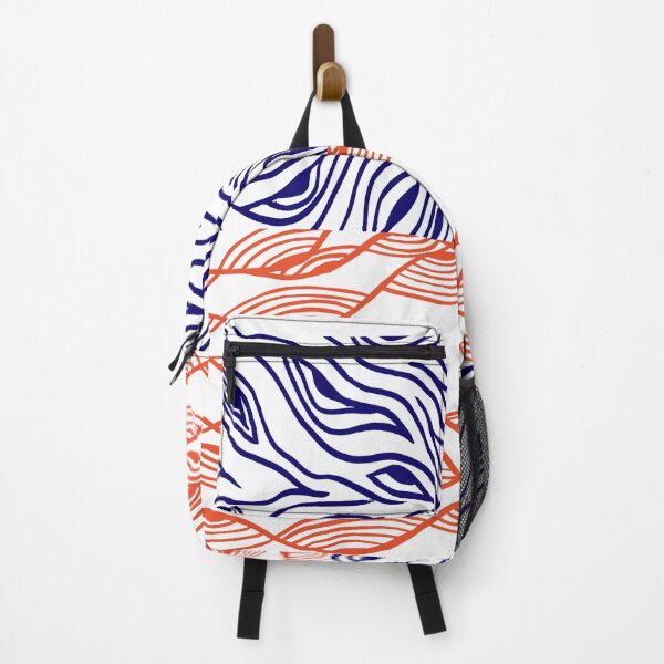 Item preview, blue and orange organic form designed and sold by bohemedesign.
