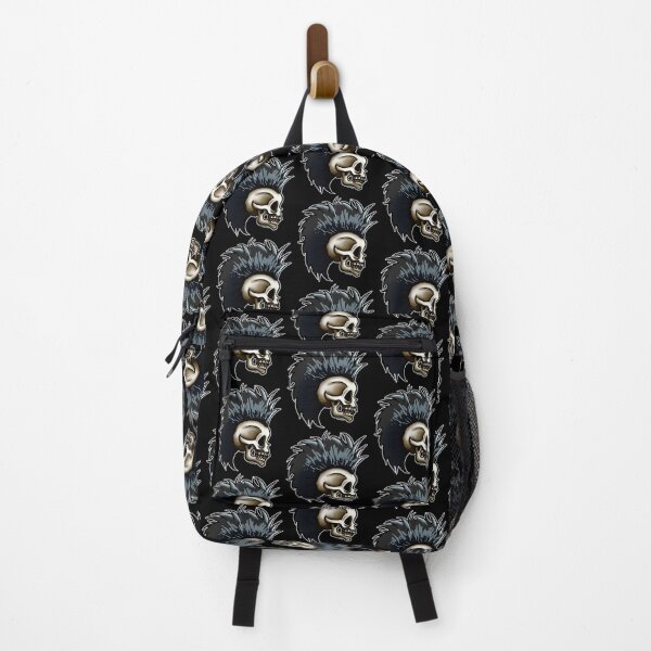 Item preview, Punk Skull (Black Version)  designed and sold by JanGrackle.