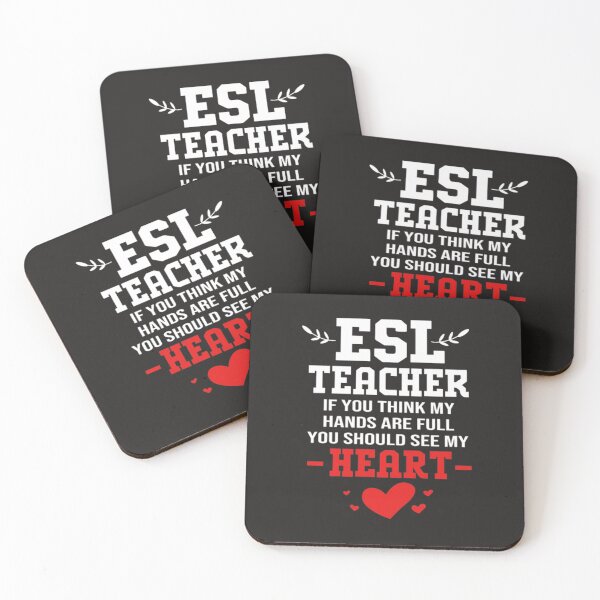 Item preview, Esl teacher think my hand see my heart designed and sold by Themngocbao.