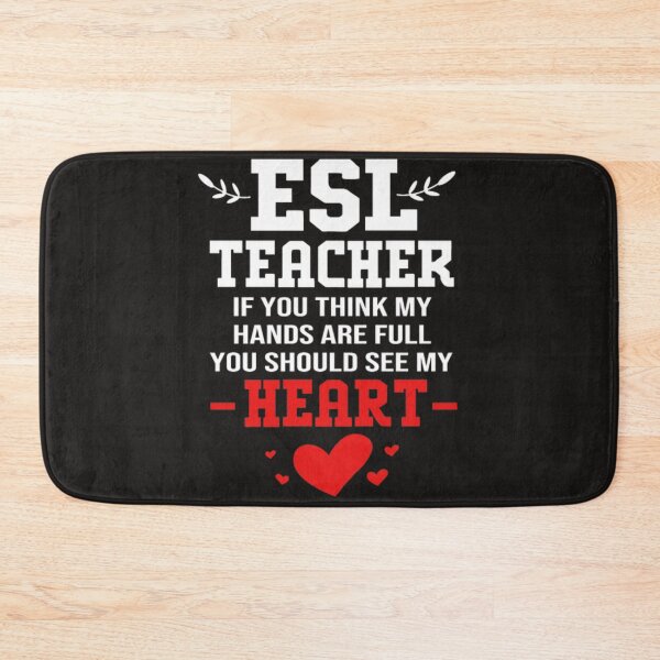 Item preview, Esl teacher think my hand see my heart designed and sold by Themngocbao.