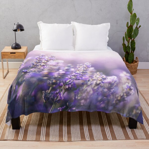 Item preview, Lavender Flowers Pattern. Cute Wild Purple Lavender Floral Botanical Garden Print designed and sold by silviaol.