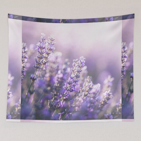 Item preview, Lavender Flowers Pattern. Cute Wild Purple Lavender Floral Botanical Garden Print designed and sold by silviaol.