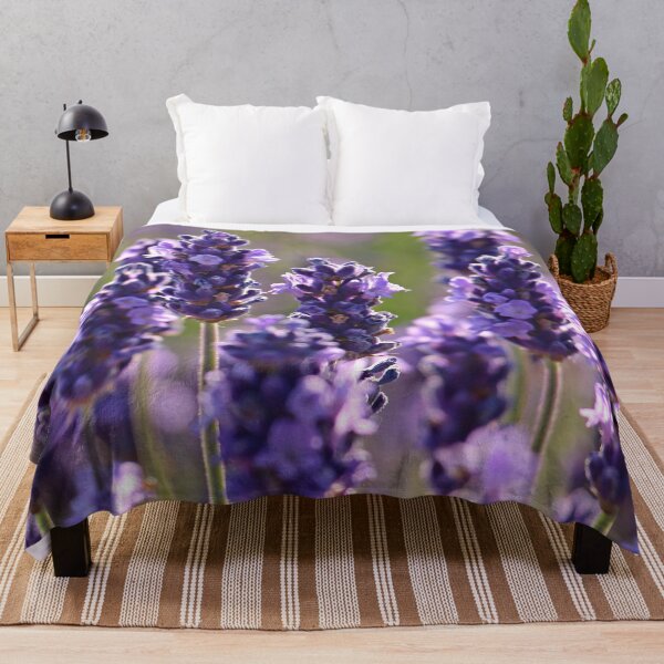 Item preview, Lavender Flowers Pattern. Cute Wild Purple Lavender Floral Botanical Garden Print designed and sold by silviaol.