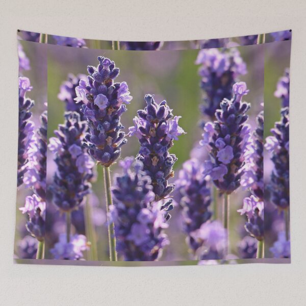 Item preview, Lavender Flowers Pattern. Cute Wild Purple Lavender Floral Botanical Garden Print designed and sold by silviaol.