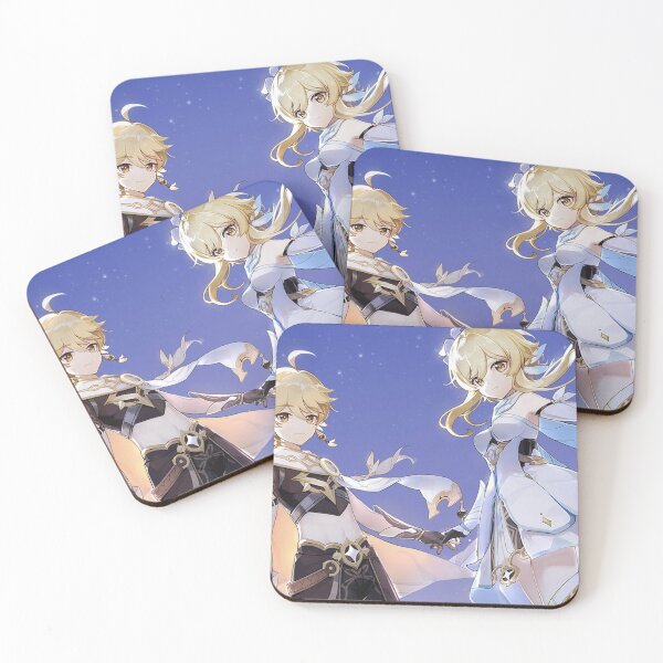 Item preview, Aether and Lumine Genshin Impact designed and sold by Cartoon-Crazy.