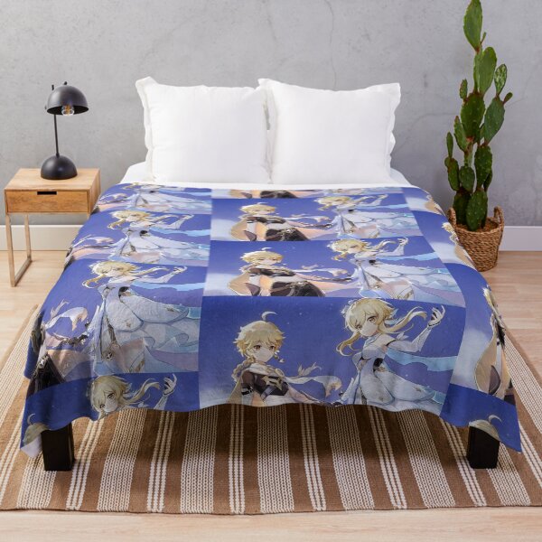 Item preview, Aether and Lumine Genshin Impact designed and sold by Cartoon-Crazy.