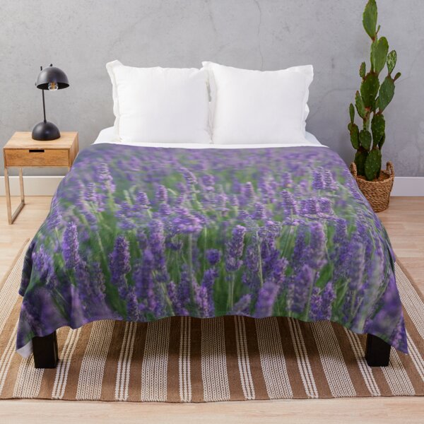 Item preview, Lavender Flowers Pattern. Cute Wild Purple Lavender Floral Botanical Garden Print designed and sold by silviaol.