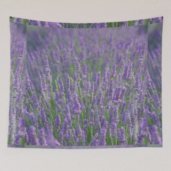 Item preview, Lavender Flowers Pattern. Cute Wild Purple Lavender Floral Botanical Garden Print designed and sold by silviaol.
