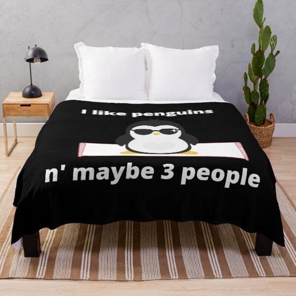 Item preview, I Like Penguins And Maybe Three Other People  designed and sold by yourcherryguy.