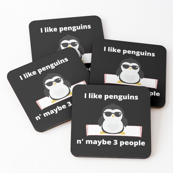 Item preview, I Like Penguins And Maybe Three Other People  designed and sold by yourcherryguy.