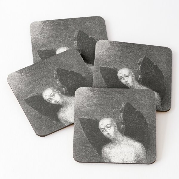 Item preview, The Fallen Angel Spreads His Black Wings (1886) designed and sold by Giorgio Makahri.