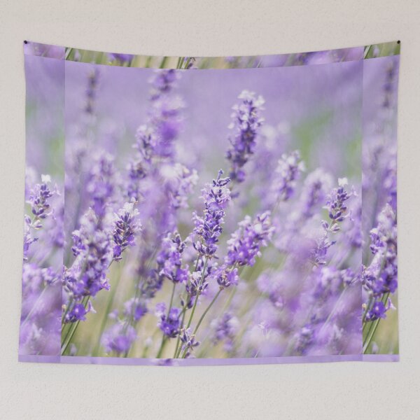 Item preview, Lavender Flowers Pattern. Cute Wild Purple Lavender Floral Botanical Garden Print designed and sold by silviaol.
