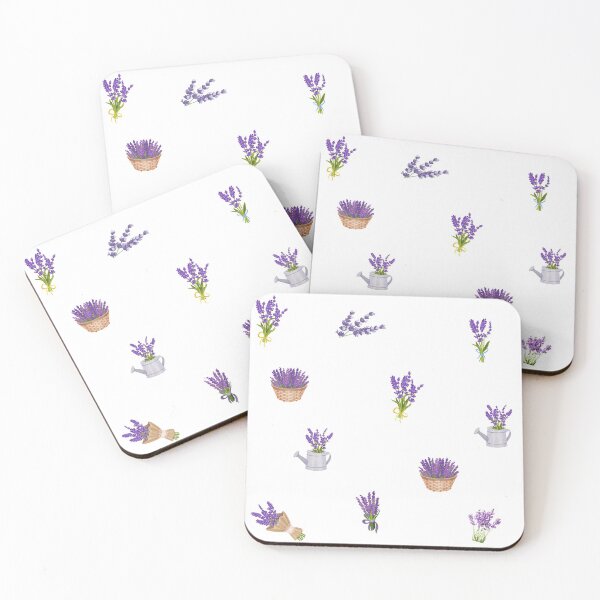 Item preview, Mixed Lavender Flowers Pattern. Cute Wild Purple Lavender Floral Botanical Garden Print designed and sold by silviaol.