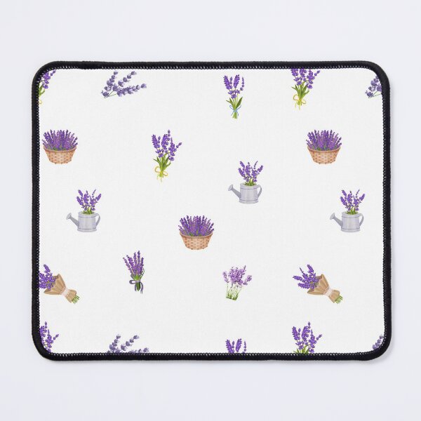 Item preview, Mixed Lavender Flowers Pattern. Cute Wild Purple Lavender Floral Botanical Garden Print designed and sold by silviaol.