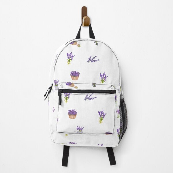 Item preview, Mixed Lavender Flowers Pattern. Cute Wild Purple Lavender Floral Botanical Garden Print designed and sold by silviaol.