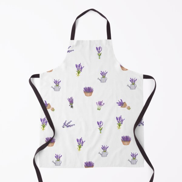Item preview, Mixed Lavender Flowers Pattern. Cute Wild Purple Lavender Floral Botanical Garden Print designed and sold by silviaol.