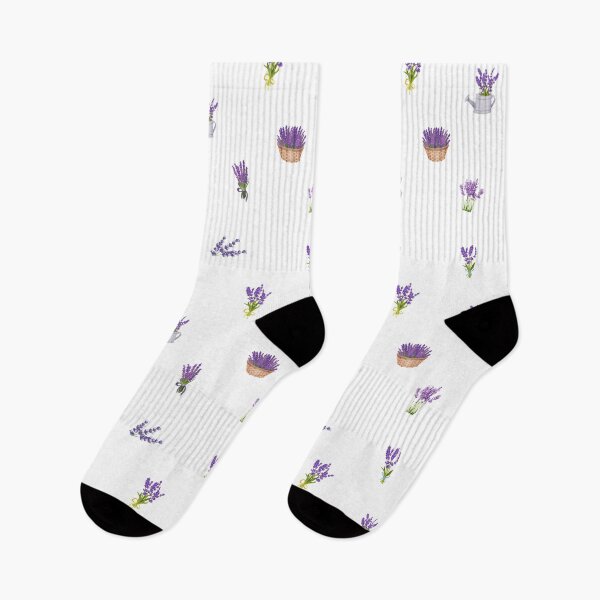 Item preview, Mixed Lavender Flowers Pattern. Cute Wild Purple Lavender Floral Botanical Garden Print designed and sold by silviaol.