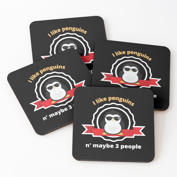 Item preview, I Like Penguins And Maybe Three Other People  designed and sold by yourcherryguy.