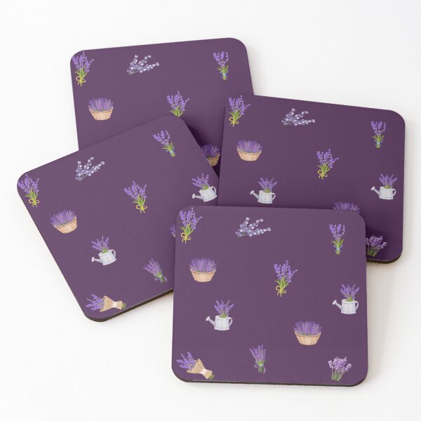 Item preview, Mixed Lavender Flowers Pattern. Cute Wild Purple Lavender Floral Botanical Garden Print designed and sold by silviaol.