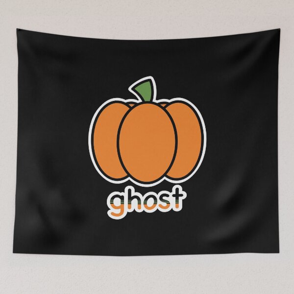 Item preview, ghost/pumpkin designed and sold by Dannie's Gallery.