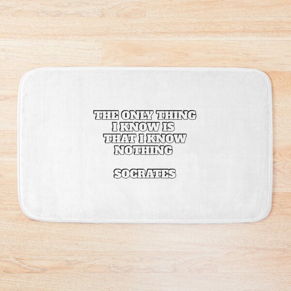 Item preview, The only thing I know is that I know nothing - Socrates quotes designed and sold by Inspirationmotivation.