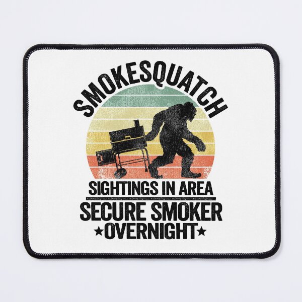 Item preview, Smokesquatch Sightings In Area Funny BBQ designed and sold by Stronzi.