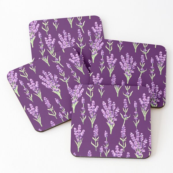 Item preview, Vintage Lavender Flowers Pattern. Cute Wild Purple Lavender Floral Botanical Garden Print designed and sold by silviaol.