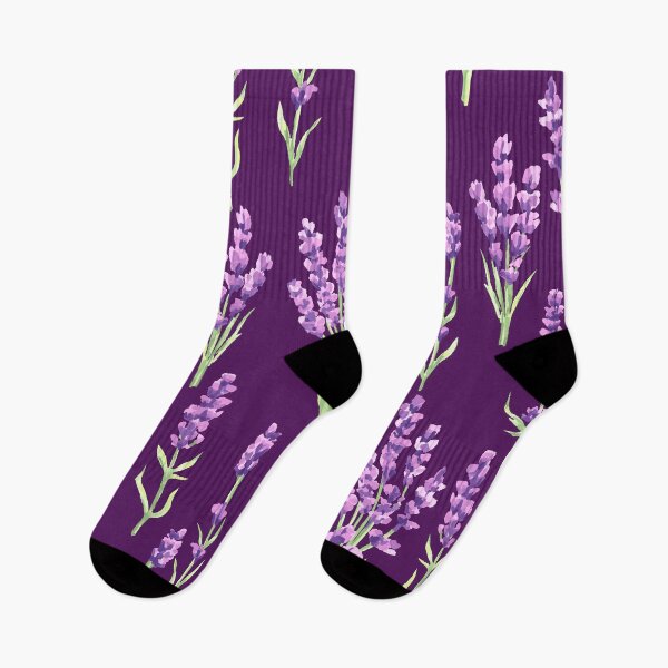 Item preview, Vintage Lavender Flowers Pattern. Cute Wild Purple Lavender Floral Botanical Garden Print designed and sold by silviaol.