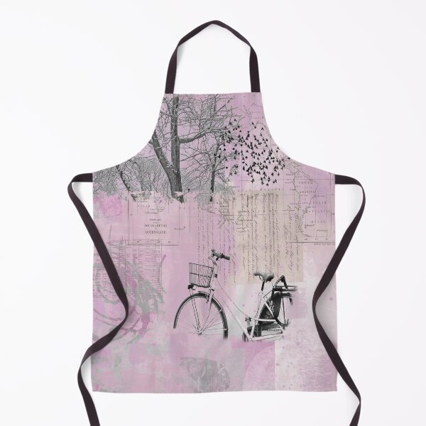 Item preview, Pink Bicycle Adventure Collage Art designed and sold by NancyMerkle.