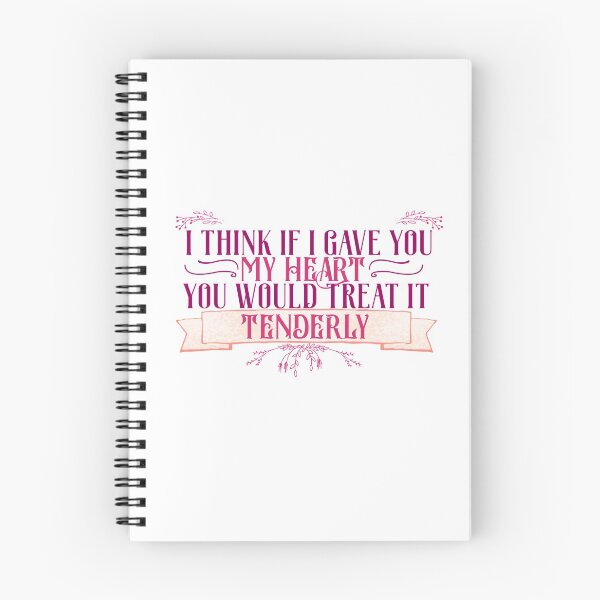 Item preview, 'I think if I gave you my heart, you would treat it tenderly' – Captive Prince quote  designed and sold by InVerses.